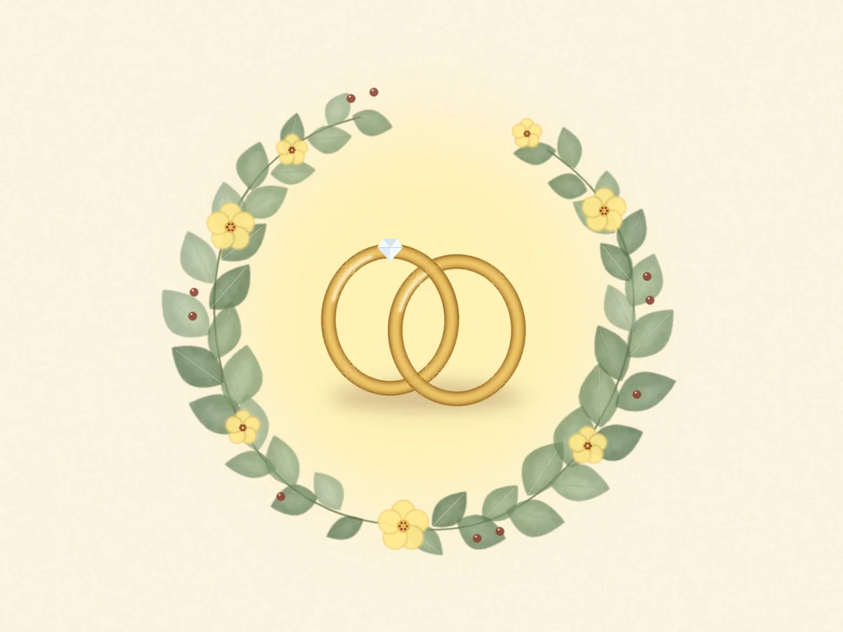 Amelia & Noah, an event page in the Garden Wedding theme